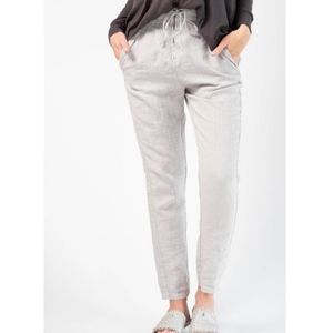 Women's Light Gray Drawstring Pants
